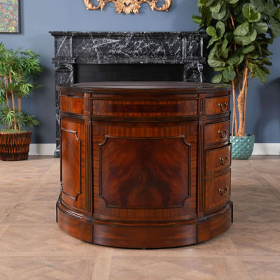 Oval Executive Desk
