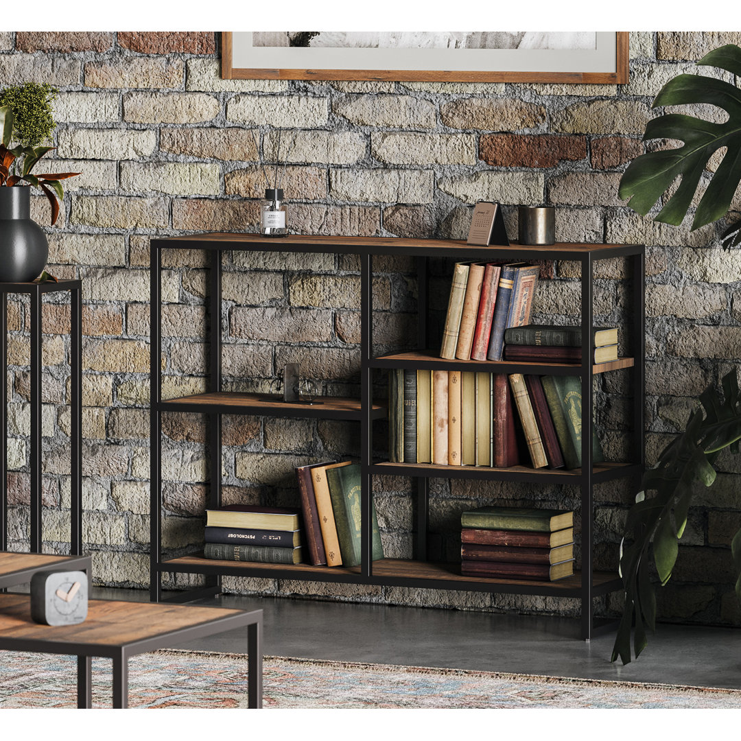 Alvern 180cm H x 83cm W Solid Wood Bookcase