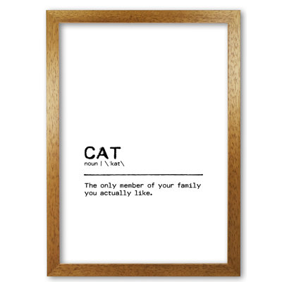 Cat Family 1 Piece Wall Art