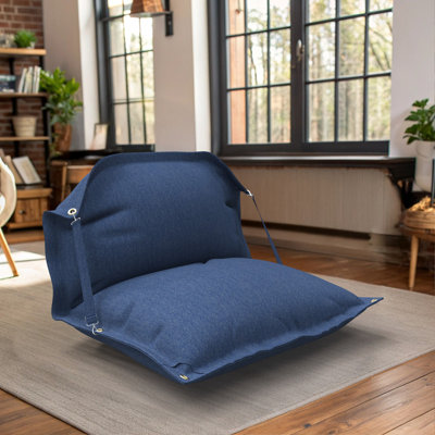 Outdoor Bean Bag Chair Lounger Cover (Bag Only,Large)