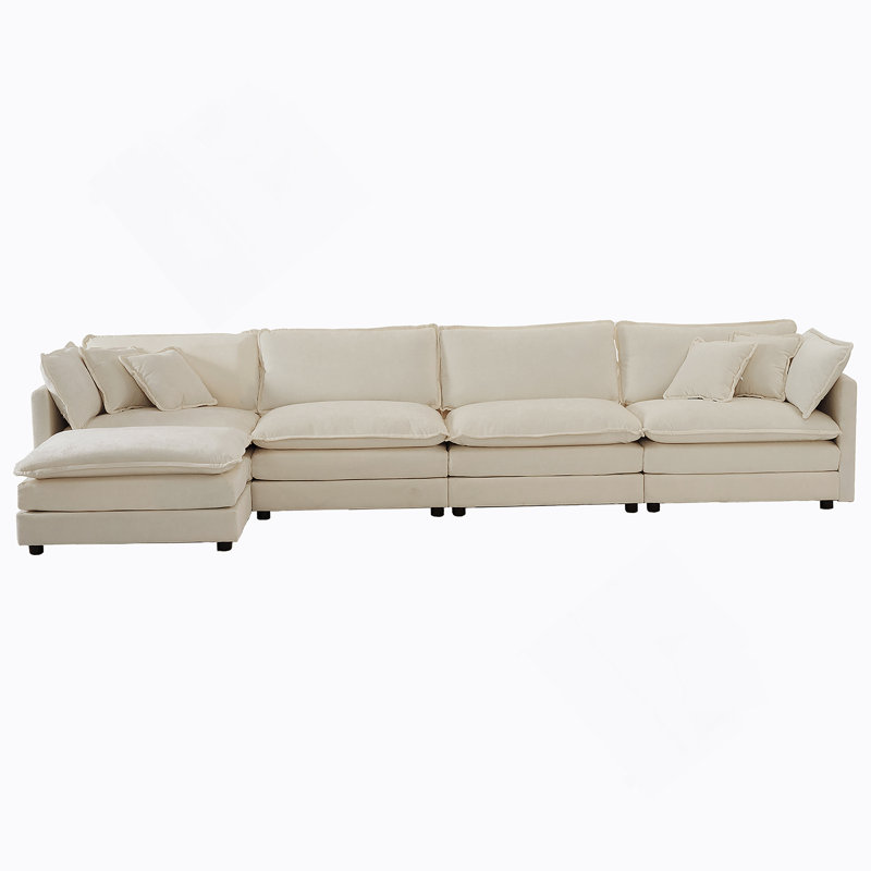 Canapé modulaire convertible polyvalent pour le salon, améliorant le confort et le style