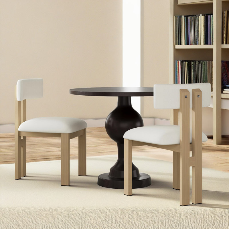 Ensemble bistro 3 pièces Wille, Beige / Naturel