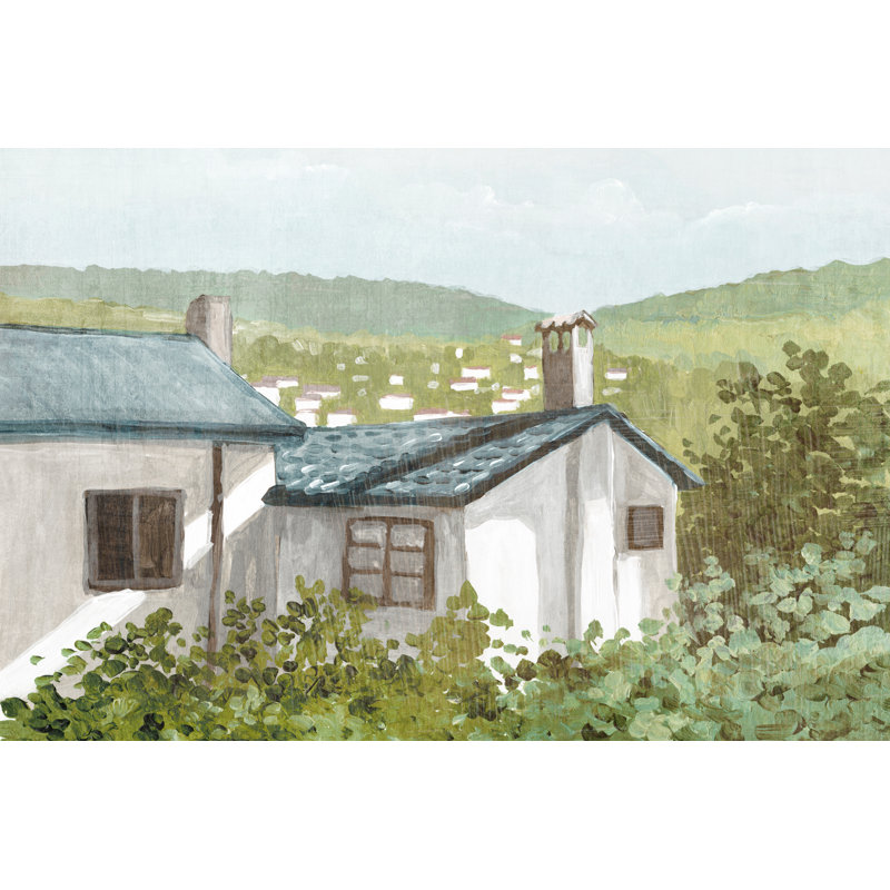«Country Home II» sur toile par Errico & Slyp, H 8 po x l 12 po