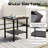 Vaylen 3-piece Patio Rattan Swivel Chair Set-767435257-750834750