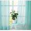 Paire de rideaux semi-transparents en polyester Calesha