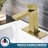 Single-Hole Bathroom Faucet with Drain Assembly-92363206