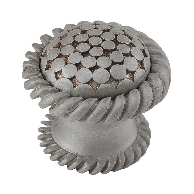 Tiziano Mushroom Knob, Satin Nickel, 1.25" H x 1.25" W x 1" D