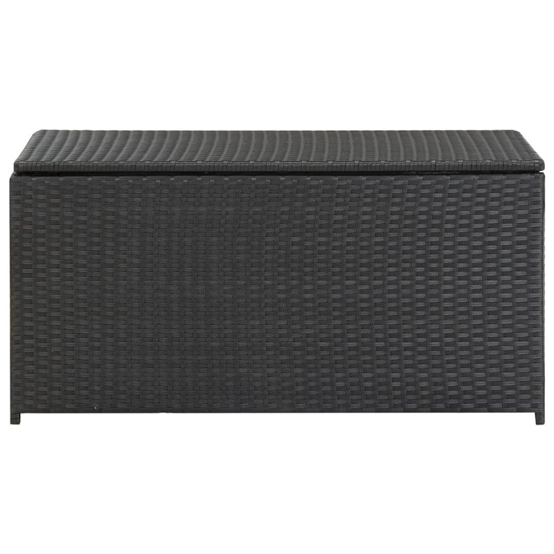 WFX Utility 100cm W 250L Wicker Deck Box, Black