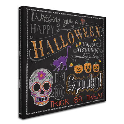 « halloween mix », publicité rétro sur toile tendue