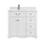 36" Solid Wood Sink Vanity  With 1' Artificial Stone Top-1410987413