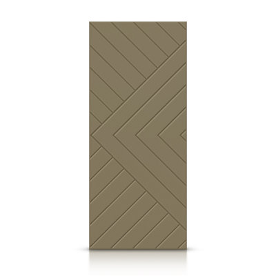 Porte standard à panneaux en bois manufacturé
