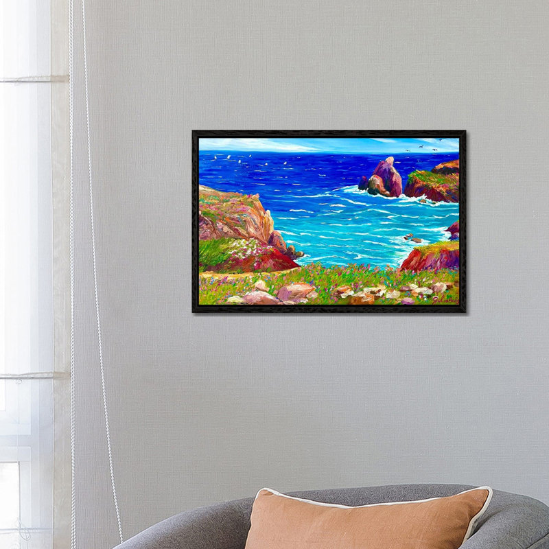 Marines 1 Piece Wall Art on Canvas, 66.04 cm H x 45.72 cm W, Black Floater Frame