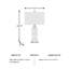 Lampe de table 27" Carreras