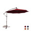 Parasol lumineux en porte-à-faux 9 pi 6 po Aya-Rose-86842544
