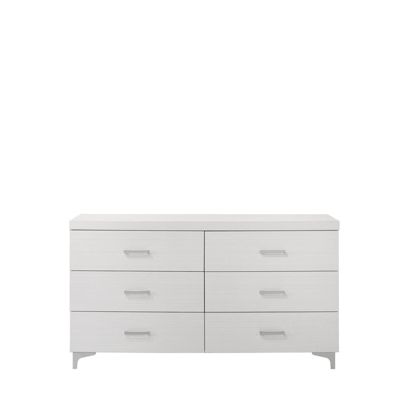 Commode double 6 tiroirs l 58 po Aziel