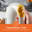 GEEPAS 150W Hand Mixer - Electric Whisk, Handheld Food Collection Cake Mixer for Baking - 7 Speed Turbo & Eject Button, Stainless Steel Beaters & Dough Hooks for Whipping Cream Dough Egg Beater