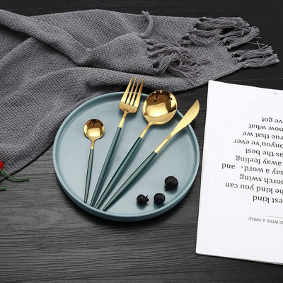 Everly Quinn Juletta Stainless Steel (18/10) Flatware Set - Service for 6