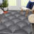 Washable Rugs for Living Room Contemporary Lines 8x10 Area Rugs Soft Non Slip Large Kids Bedroom Carpet Indoor Modern Abstract Stain Resistant Carpet for Dining Room Black-1311308880-1311308882