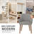 Upholstered Solid Wood Dining Chair Side Chair With Armrests-390144551