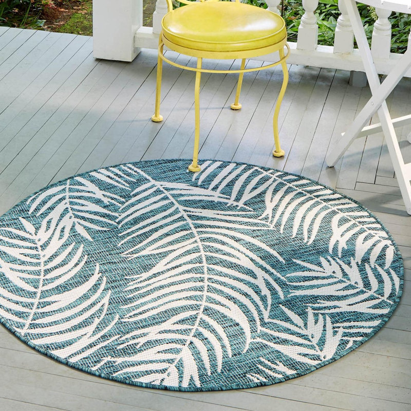 Union City Floral Rug, Round 10'8"