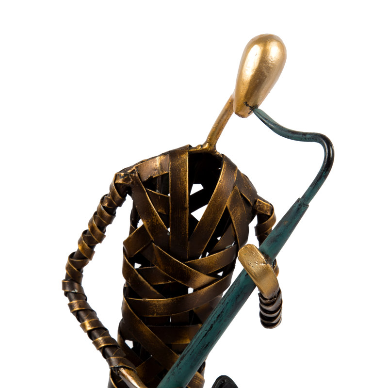 Statue de joueur saxophoniste Raseborg