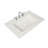 36.25'' Single Bathroom Vanity with Solid Surface Top-70565058
