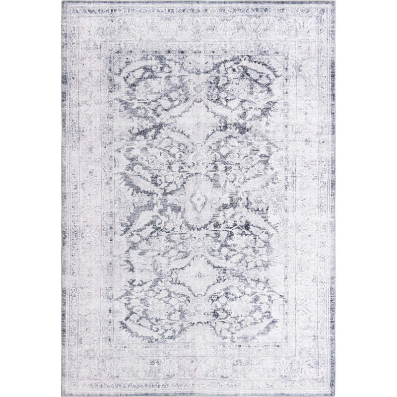 Heyde Chenille Oriental Indoor Rug, Rectangle 8'4" x 12'
