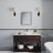 Metal Rectangle Mirror with Aluminum Frame, Bathroom Mirror with Resistant Glass-1299815384-1301543974