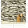 Madison Avenue Random Sized Metal Mosaic Tile in Beige