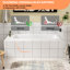 Baignoire de trempage rectangulaire en acrylique avec drain 58 po. X 29,5 po.