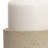 13" Beige Metal Abstract Tabletop Candle Holder-131507629