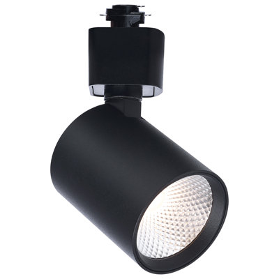 8 Watt LED Track Head 2700K/3000K/3500K/4000K/5000K CCT Selectable Dim to Warm H Style 48 Degree Beam Angle 120 Volt Round