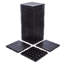 Paquet de 76 tuiles de terrasse à emboîtement 11,42 po x 11,42 po - Revêtement de sol en plastique grain de bois 3D de 68,80 pieds carrés pour l'extérieur, imperméable et résistant à l'humidité, facile à installer et facile à installer