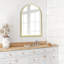 Miroir arqué incurvé pour salle de bain Lavetra-711461161