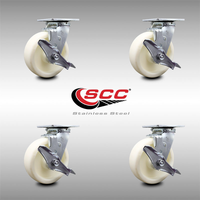 Stainless Steel Nylon Caster