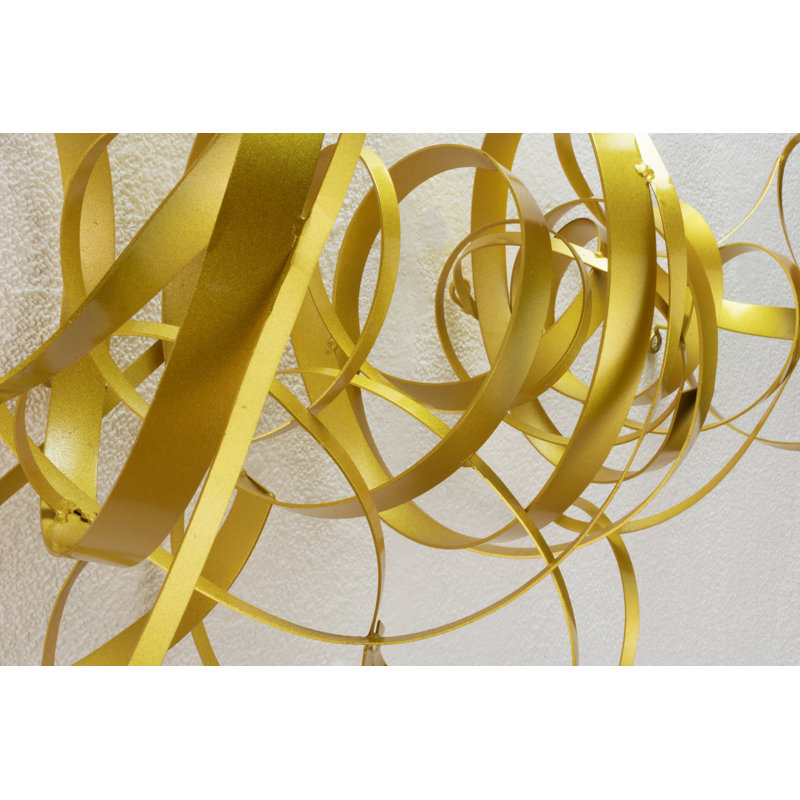 Handmade Glam Abstract Wall Decor on Metal