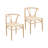 Drusa Mid-Century Hand-Woven Metal Dining Chairs (Set of 2)-1100974520