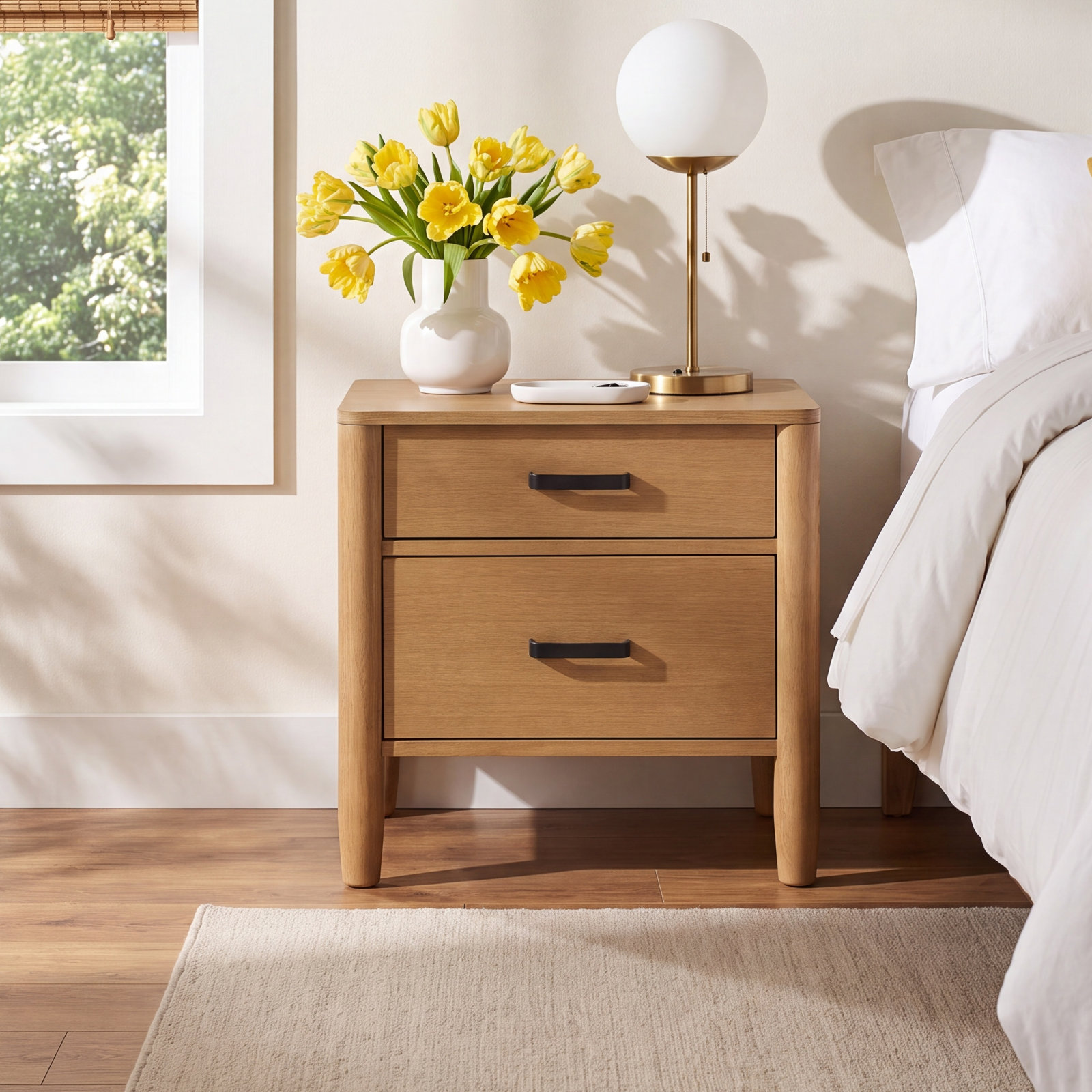Dawes Oak Nightstand