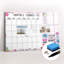 Magnetic Memo Board Whiteboard - 60 x 40 cm - Includes Marker and Magnets - Monthly planner