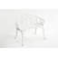 Banc en fonte d'aluminium (excluant la table)-313362605