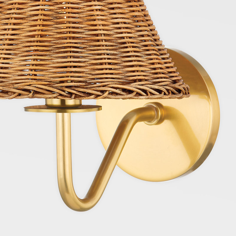 Issa Wall Sconce by TALI ROTH, Aged Brass
