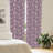 Vintage Curtains Damask Semi-Sheer Rod Pocket Sliding Panel-1530157839