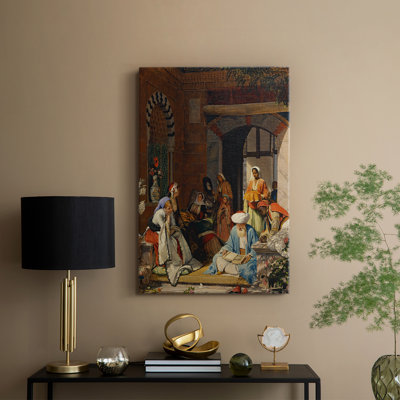 «And the Prayer of Faith Shall Save the Sick», toile tendue par John Frederick Lewis