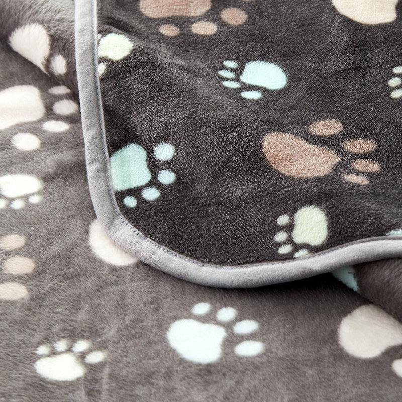 Animal Print Outdoor Pet Blanket, Gray, 80" x 64"