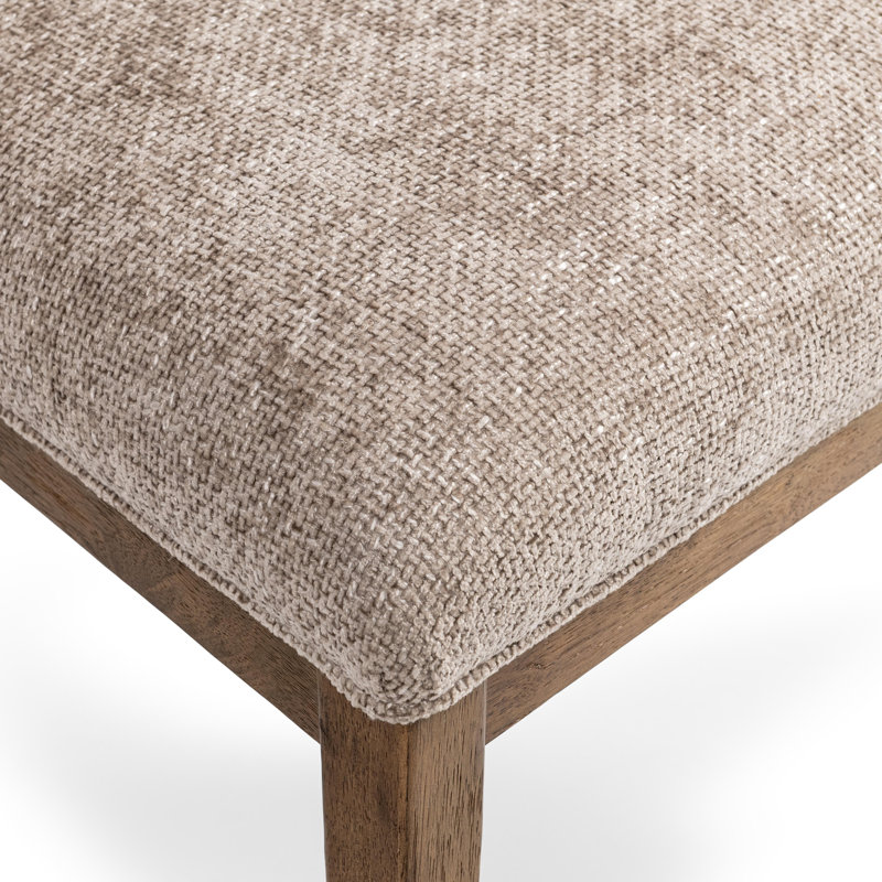 Arima Upholstered Dining Chair, Mushroom Taupe, Black