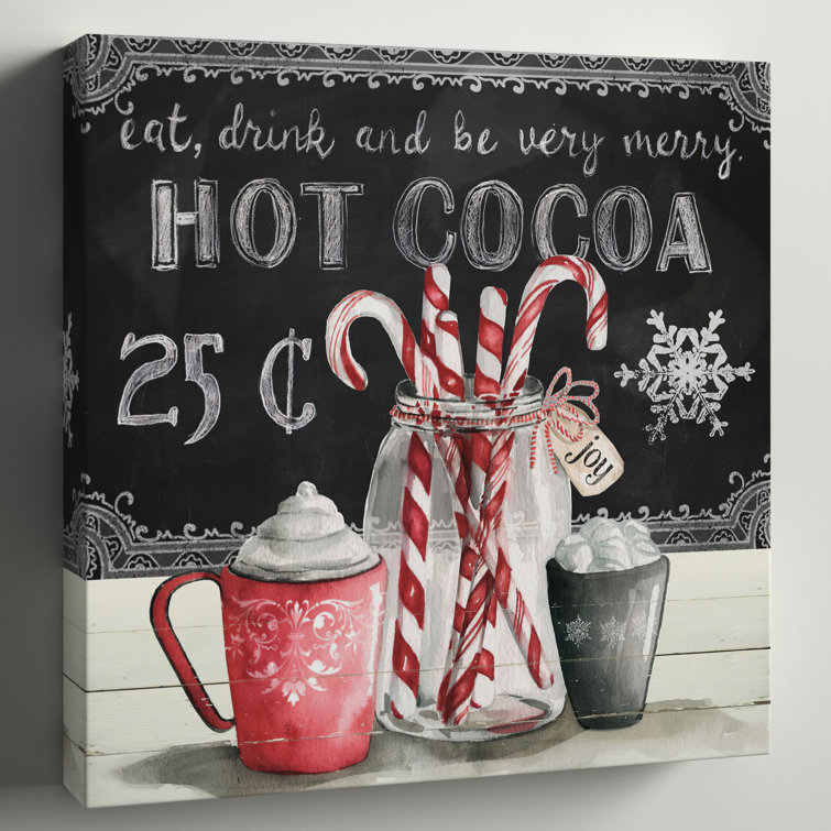 Printable Hot Cocoa Bar sign, Hot Chocolate Bar, Holiday Cocoa sign,  Christmas Wedding Hot Cocoa, Winter Wedding, Hot Cocoa Mug, Candy Cane