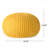 Cotton Upholstered Round Pouf Ottoman-852984089