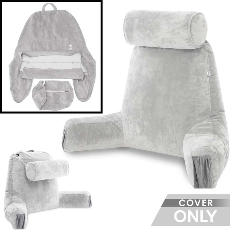 Housse de coussin d'extérieur, Gris clair