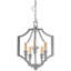 Becket 5 - Light Silver Geometric Pendant