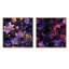Faison - Ensemble de 2 collages floraux carrés-101847631-101847633
